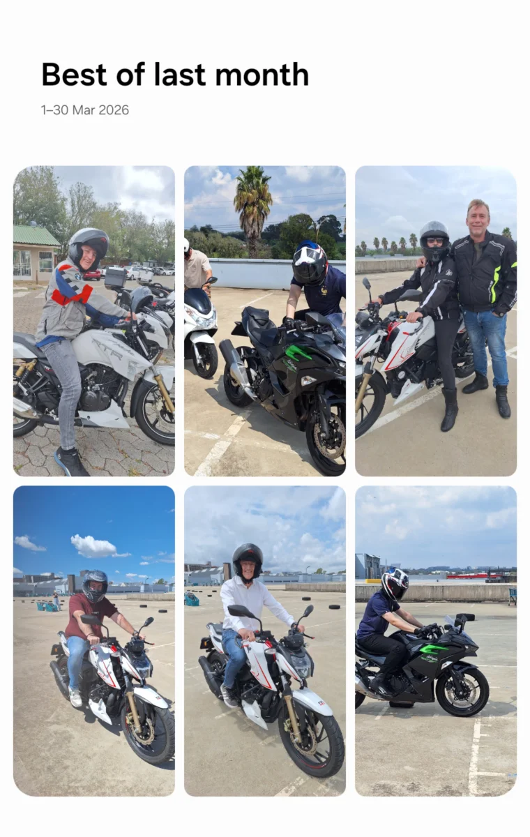 Beginner motorcycle lesson
